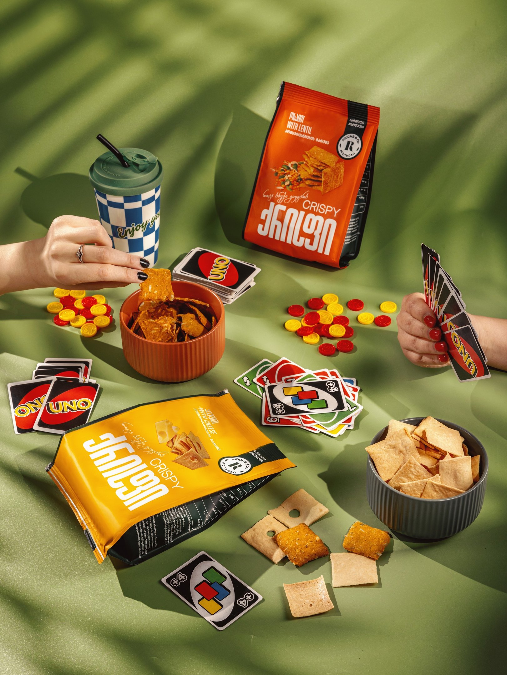 Reich's & Co Crispy crackers — naturally delicious handcrafted snacks from Georgia